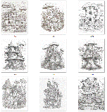 60 Magische Häuser zum Ausmalen