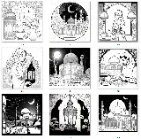 50 Ramadan Ausmalbilder