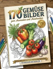 170 Gemüse Ausmalbilder